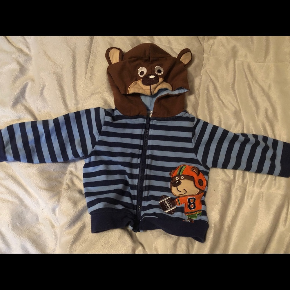 Baby Essentials Football 🏈 Teddy Bear 🧸 Hoodie